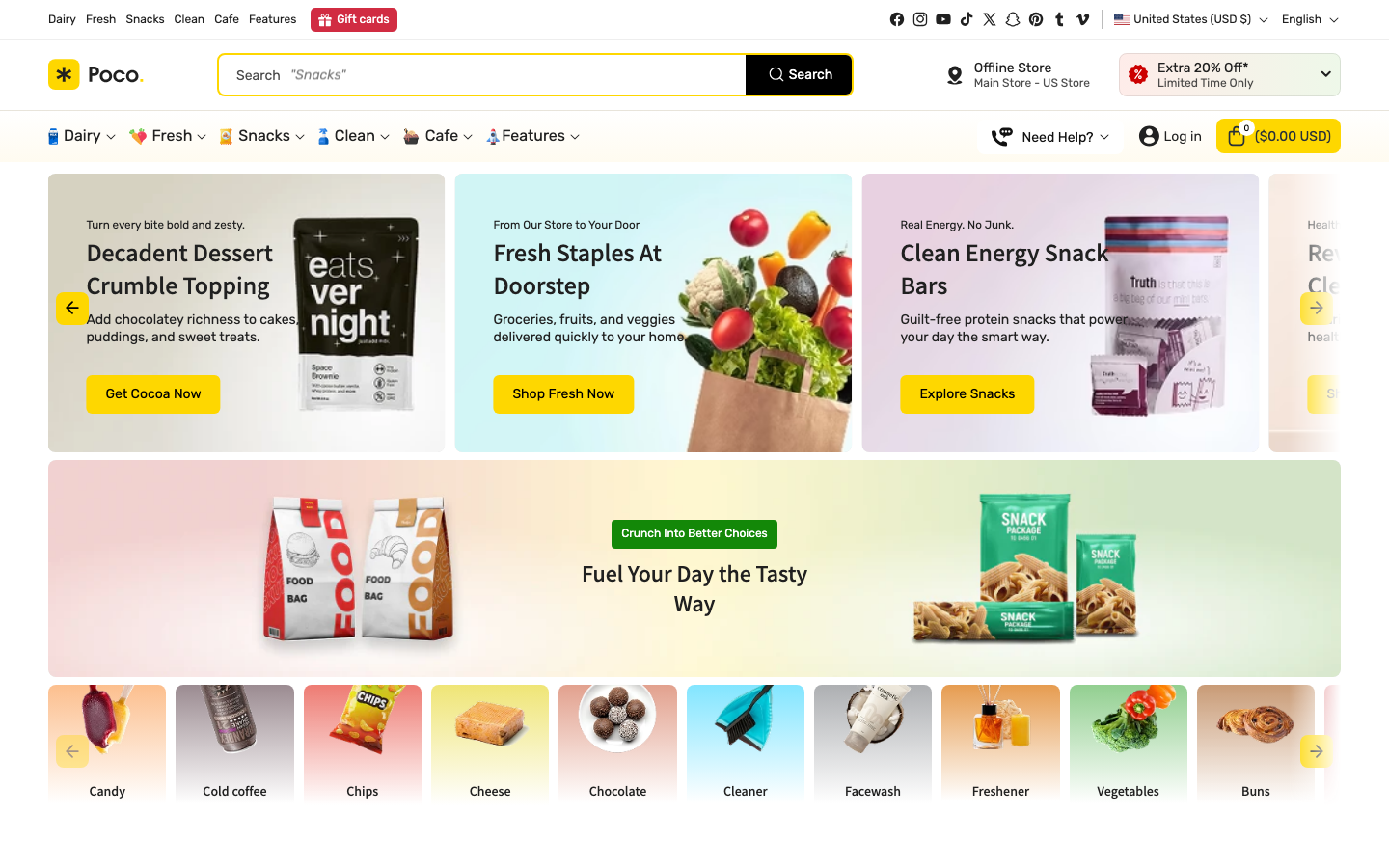 Search → panel opened — Navi+ on the Poco Shopify theme Search → panel opened — Navi+ on the Poco Shopify theme
