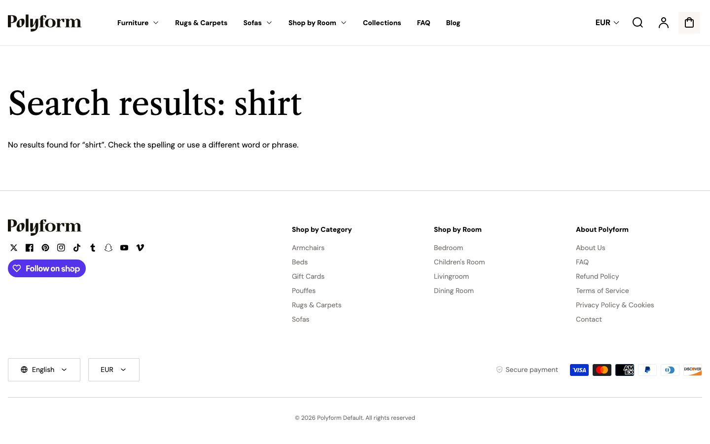 Search → panel opened — Navi+ on the Polyform Shopify theme Search → panel opened — Navi+ on the Polyform Shopify theme