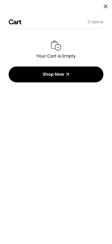 Cart → panel opened — Navi+ on the Portland Shopify theme