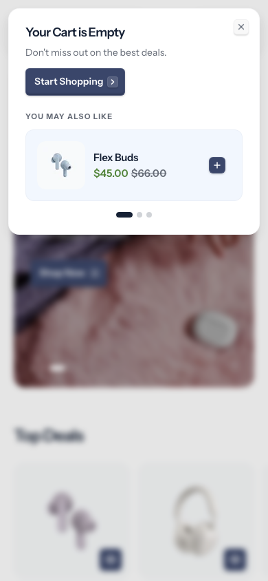 Cart → panel opened — Navi+ on the Prompt Shopify theme Cart → panel opened — Navi+ on the Prompt Shopify theme