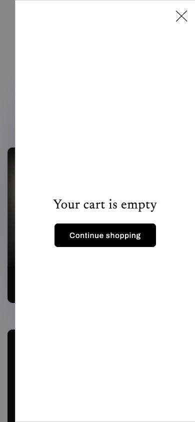 Cart → panel opened — Navi+ on the Publisher Shopify theme Cart → panel opened — Navi+ on the Publisher Shopify theme