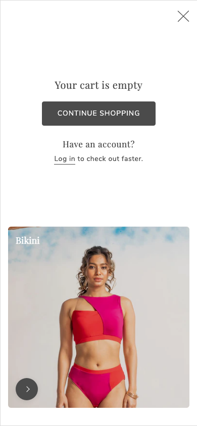 Cart → panel opened — Navi+ on the Retro Shopify theme Cart → panel opened — Navi+ on the Retro Shopify theme