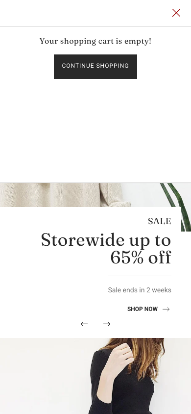 Cart → panel opened — Navi+ on the Roam Shopify theme Cart → panel opened — Navi+ on the Roam Shopify theme