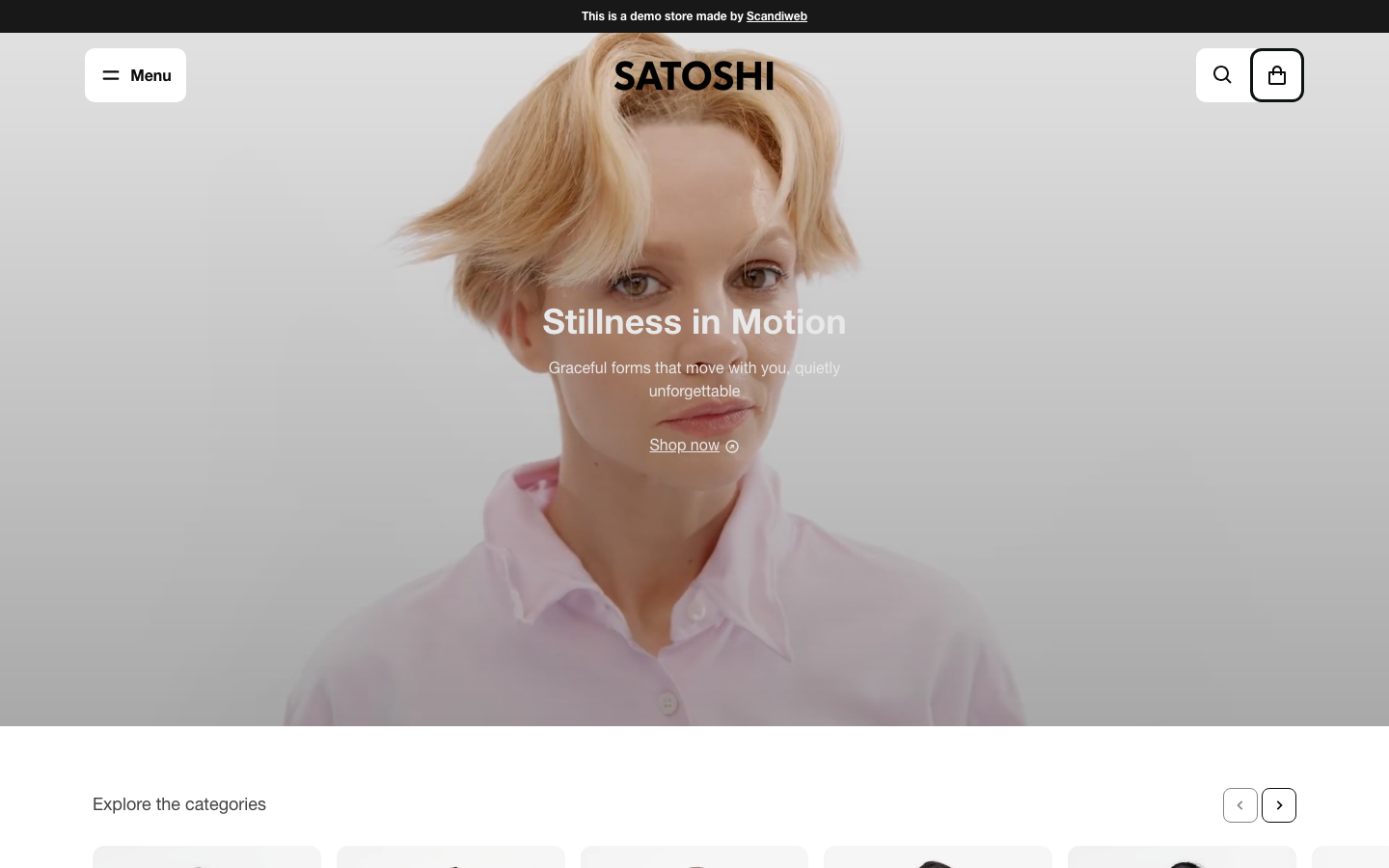 Cart → panel opened — Navi+ on the Satoshi Shopify theme Cart → panel opened — Navi+ on the Satoshi Shopify theme