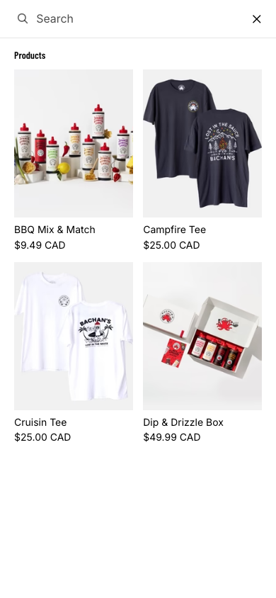 Search → panel opened — Navi+ on the Savor Shopify theme Search → panel opened — Navi+ on the Savor Shopify theme
