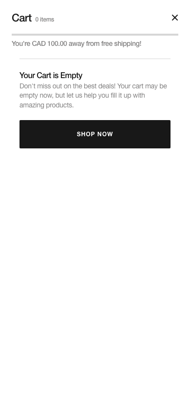 Cart → panel opened — Navi+ on the Select Shopify theme Cart → panel opened — Navi+ on the Select Shopify theme