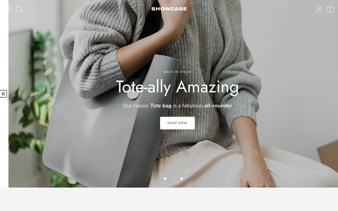 Icon before logo — Navi+ on the Showcase Shopify theme