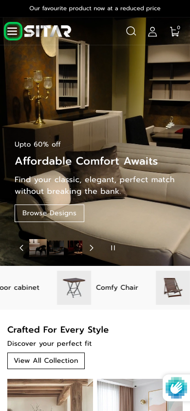 Hamburger → panel opened — Navi+ on the Sitar Shopify theme Hamburger → panel opened — Navi+ on the Sitar Shopify theme