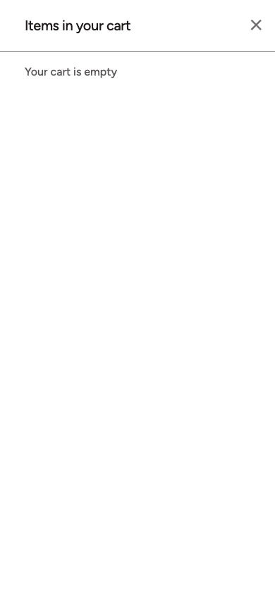 Cart → panel opened — Navi+ on the Stockholm Shopify theme