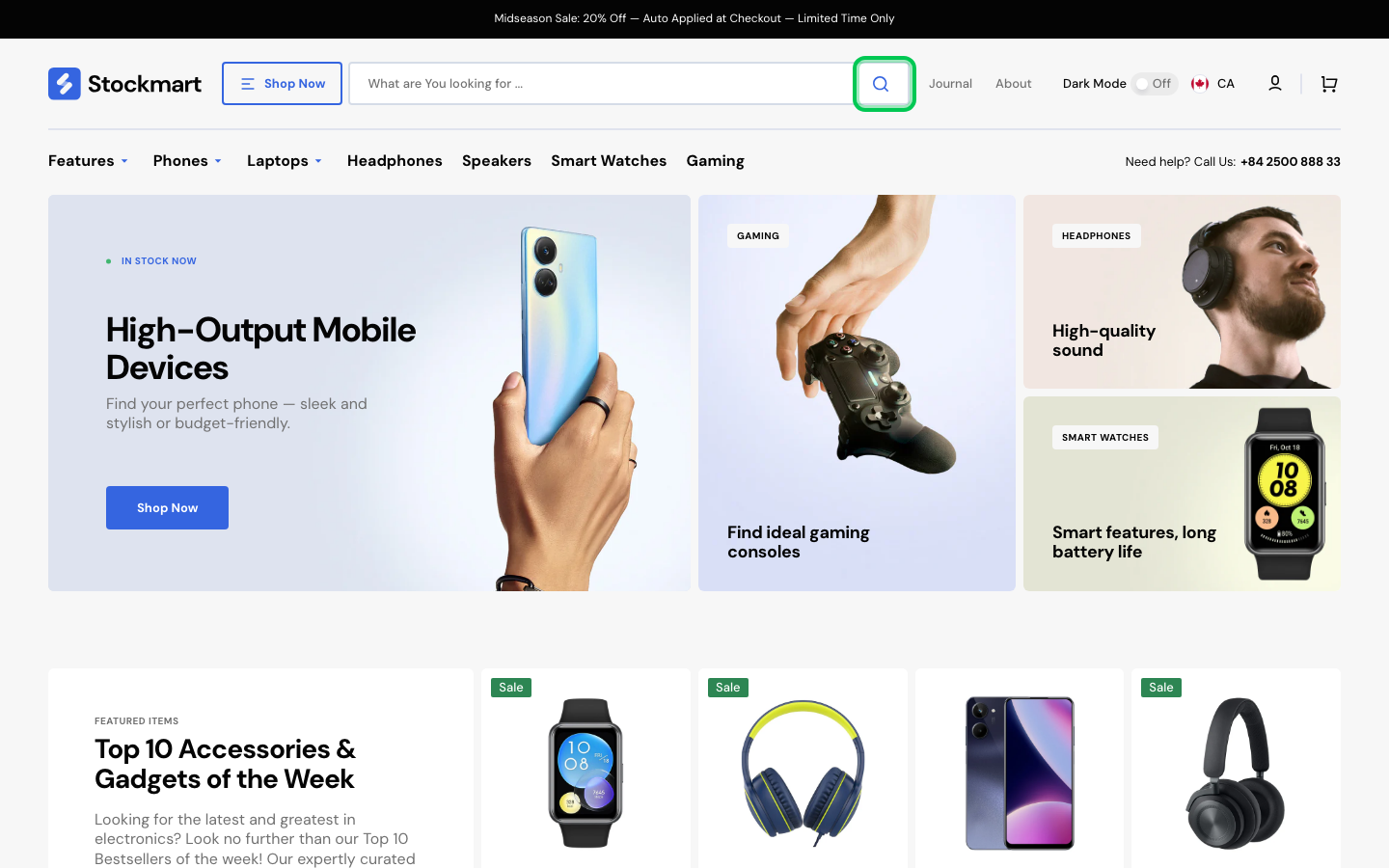 Search → panel opened — Navi+ on the Stockmart Shopify theme Search → panel opened — Navi+ on the Stockmart Shopify theme