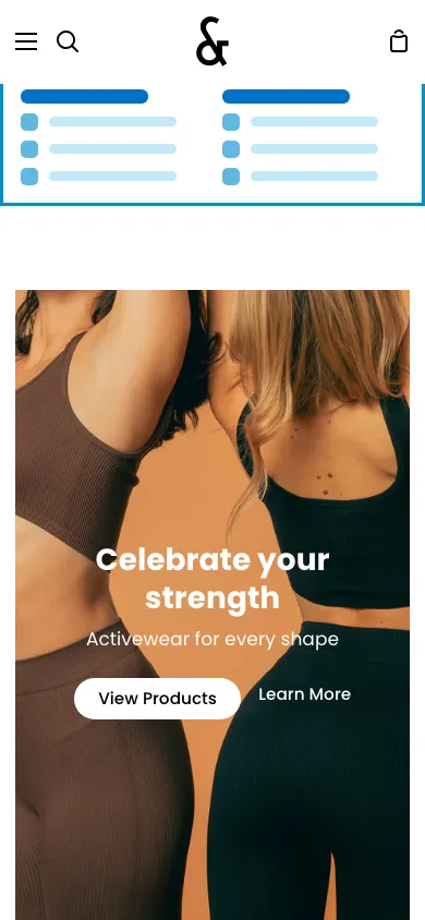 Navi+ mobile Mega Menu on the Story Shopify theme