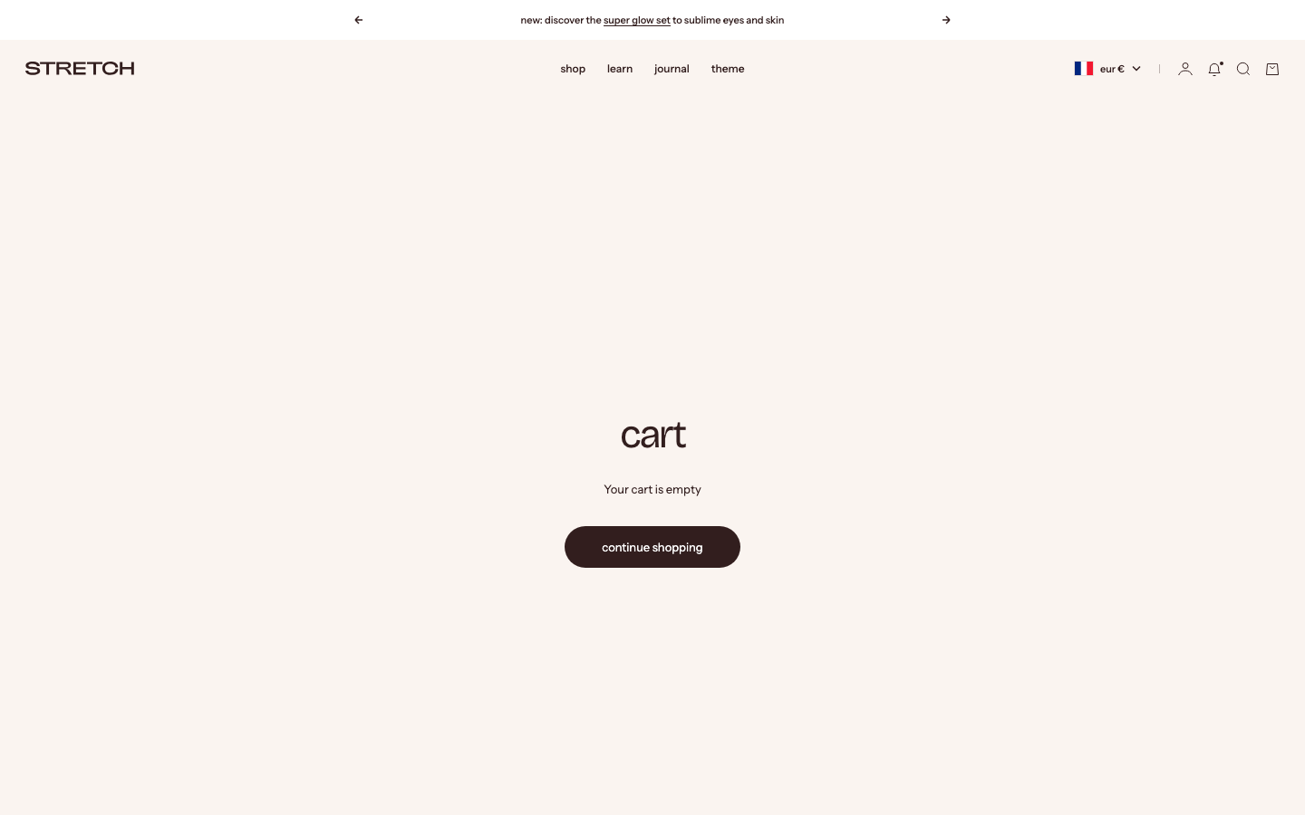 Cart → panel opened — Navi+ on the Stretch Shopify theme Cart → panel opened — Navi+ on the Stretch Shopify theme