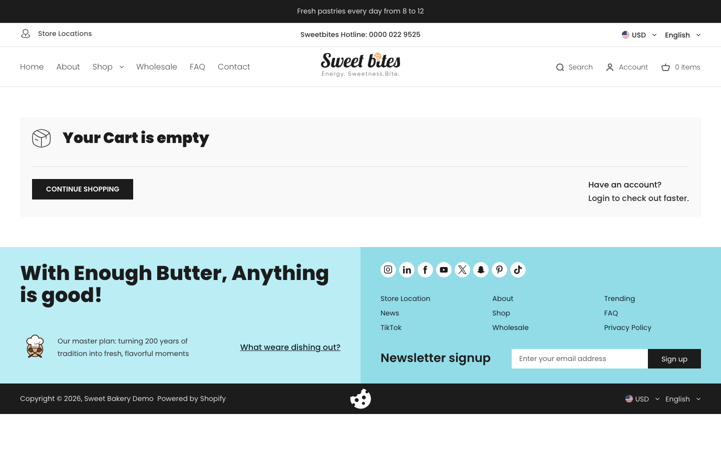 Cart → panel opened — Navi+ on the Sweet Shopify theme Cart → panel opened — Navi+ on the Sweet Shopify theme