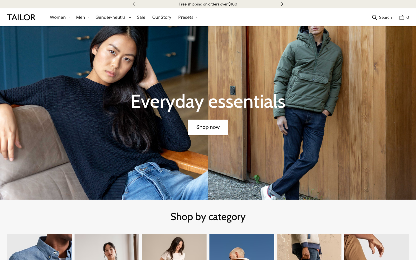 Replace main menu — Navi+ on the Tailor Shopify theme Replace main menu — Navi+ on the Tailor Shopify theme