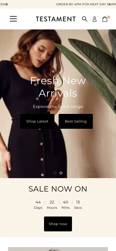 Cart → panel opened — Navi+ on the Testament Shopify theme Cart → panel opened — Navi+ on the Testament Shopify theme