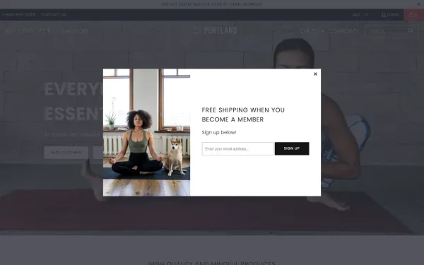 Full-page desktop screenshot of Shopify Turbo theme demo store