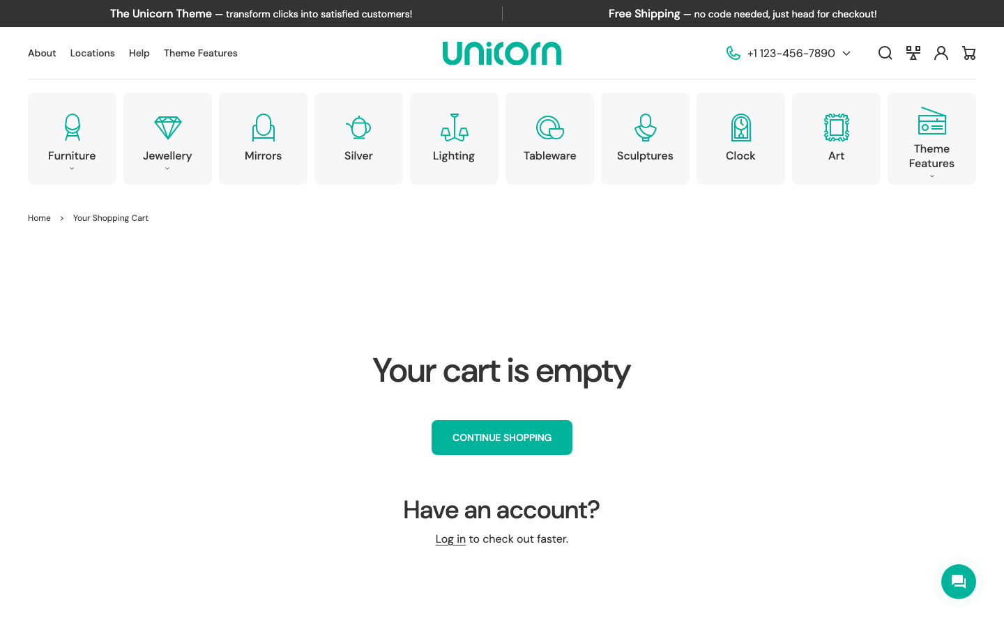 Cart → panel opened — Navi+ on the Unicorn Shopify theme Cart → panel opened — Navi+ on the Unicorn Shopify theme