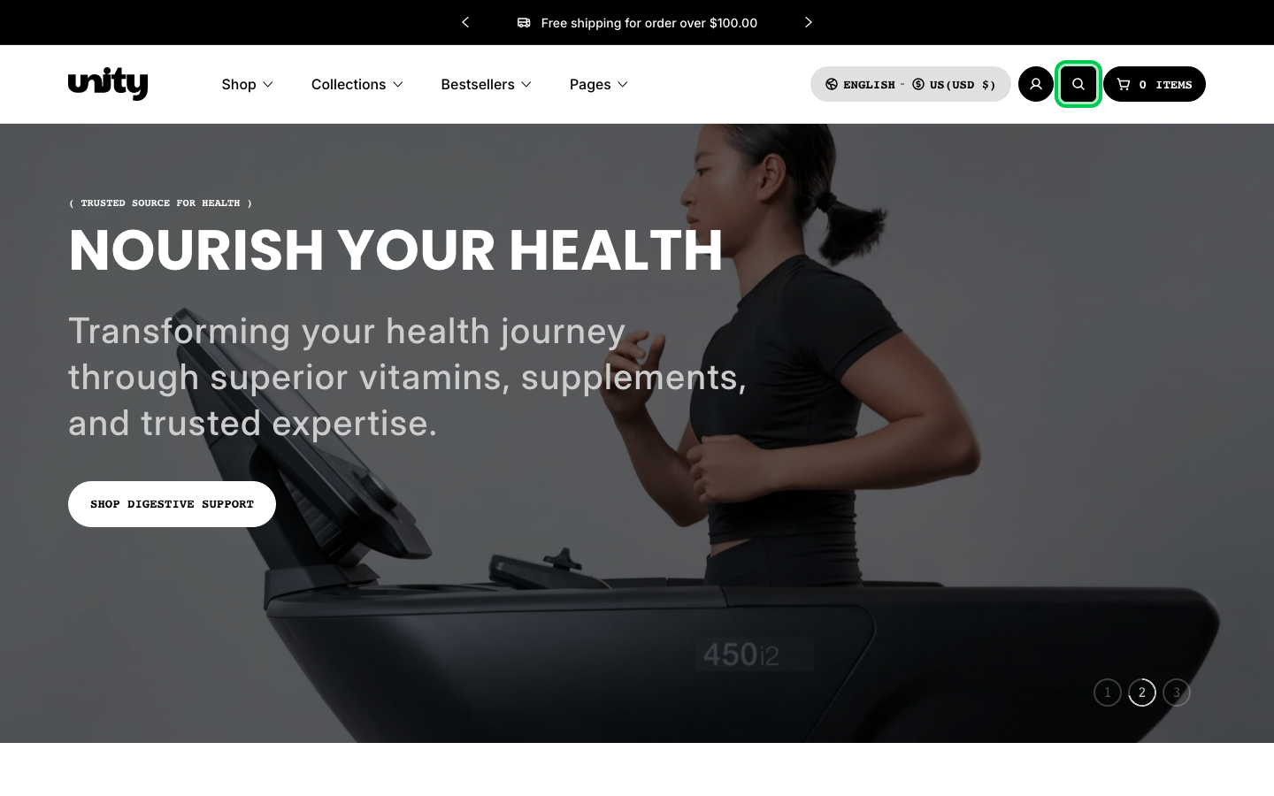 Search → panel opened — Navi+ on the Unity Shopify theme Search → panel opened — Navi+ on the Unity Shopify theme