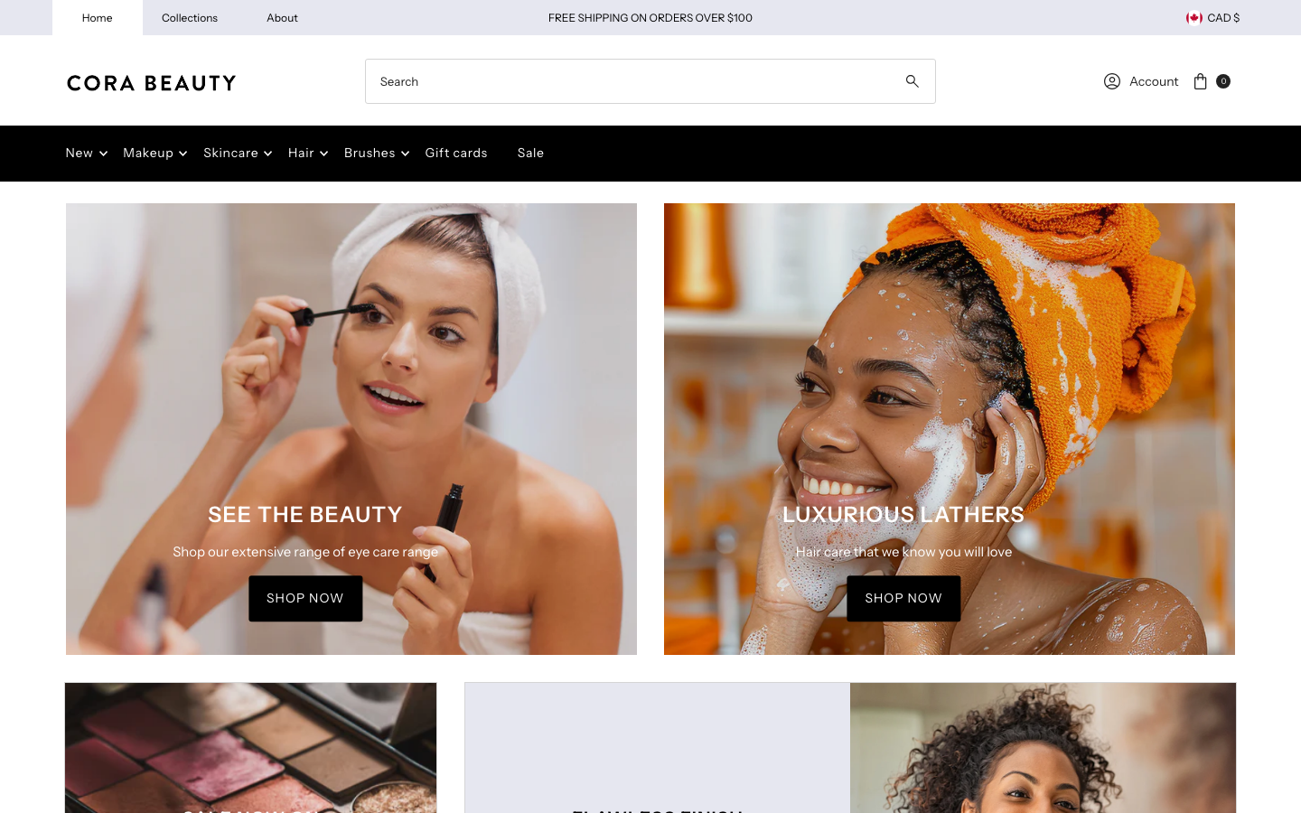 Icon before logo — Navi+ on the Vantage Shopify theme