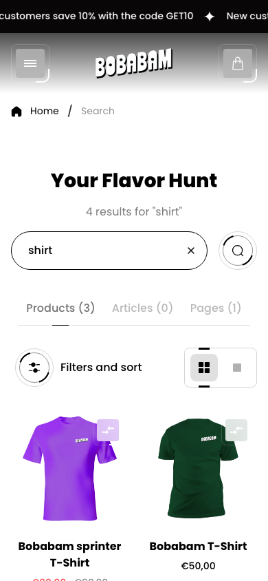 Search → panel opened — Navi+ on the Victory Shopify theme Search → panel opened — Navi+ on the Victory Shopify theme