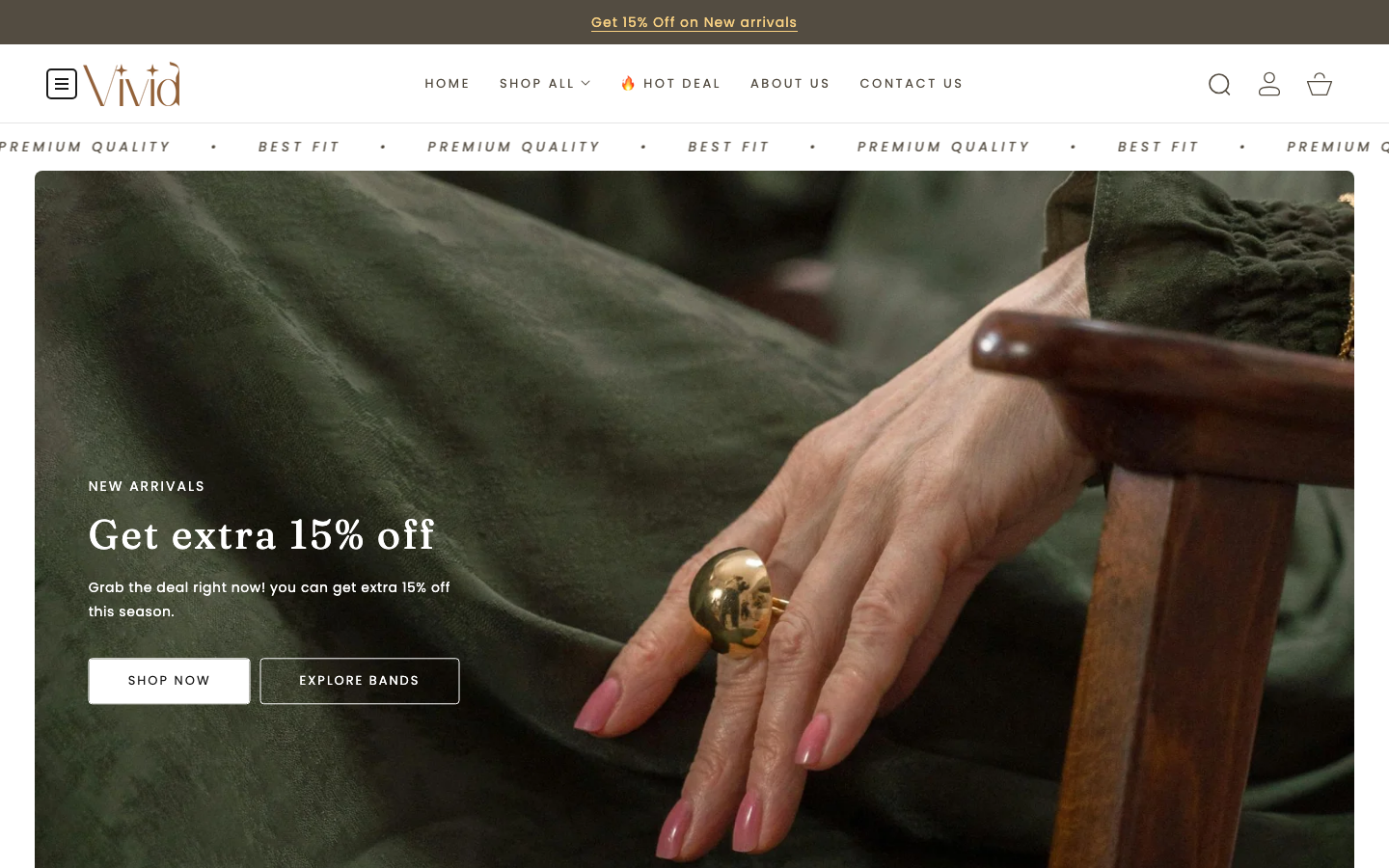 Icon before logo — Navi+ on the Vivid Shopify theme Icon before logo — Navi+ on the Vivid Shopify theme
