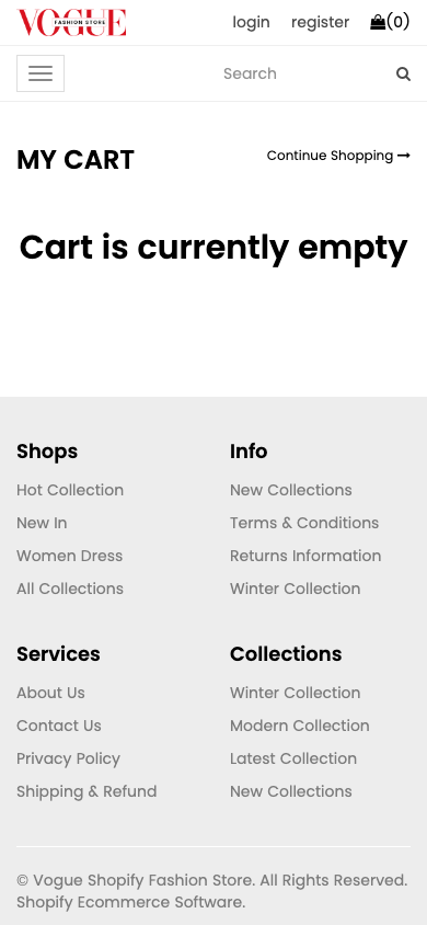Cart → panel opened — Navi+ on the Vogue Shopify theme Cart → panel opened — Navi+ on the Vogue Shopify theme