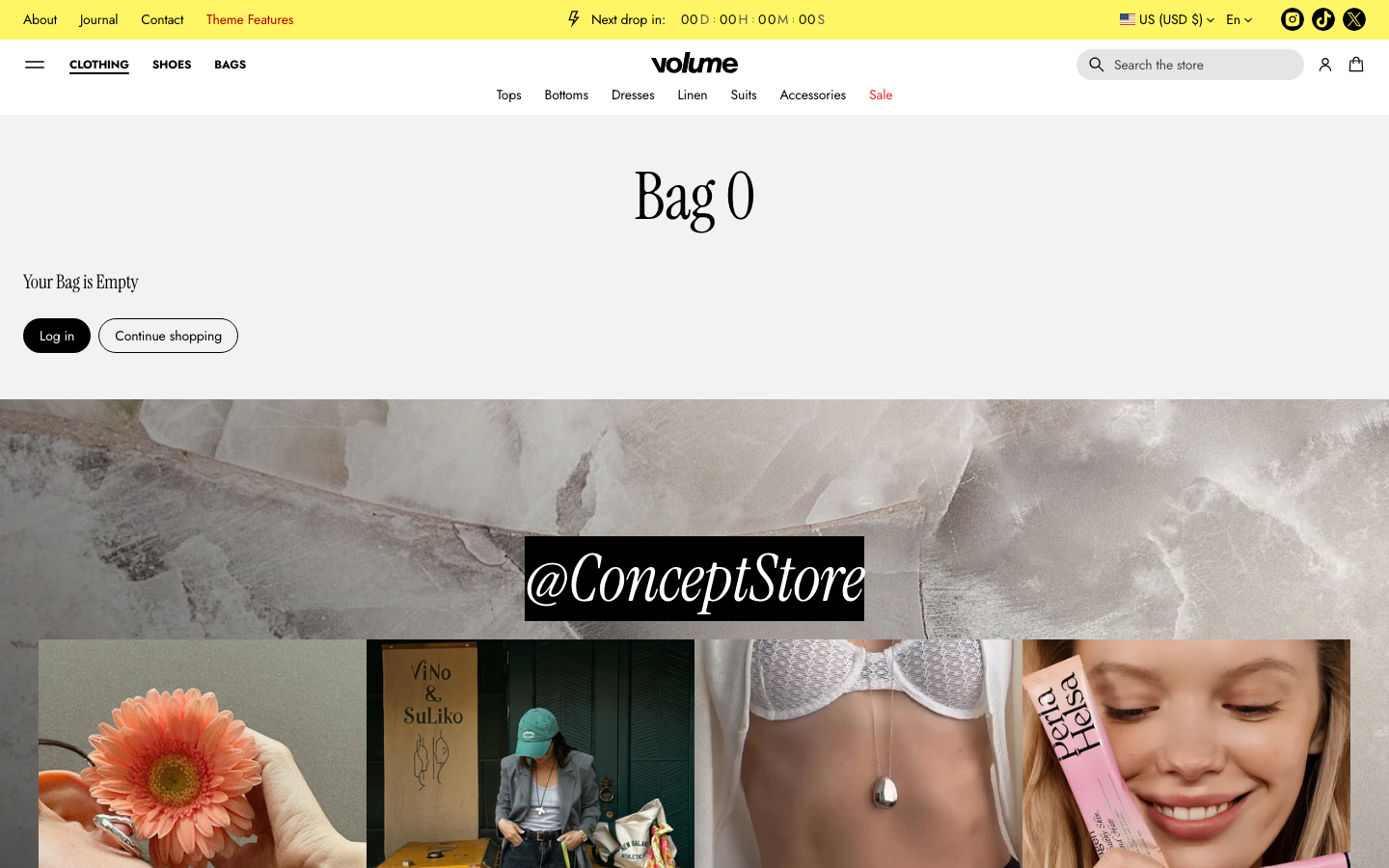 Cart → panel opened — Navi+ on the Volume Shopify theme Cart → panel opened — Navi+ on the Volume Shopify theme