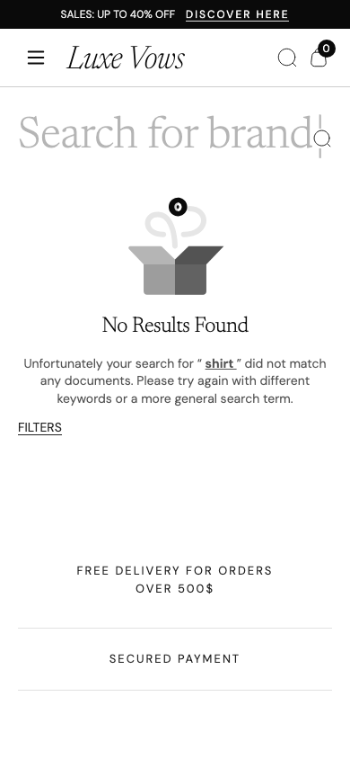 Search → panel opened — Navi+ on the Vows Shopify theme Search → panel opened — Navi+ on the Vows Shopify theme