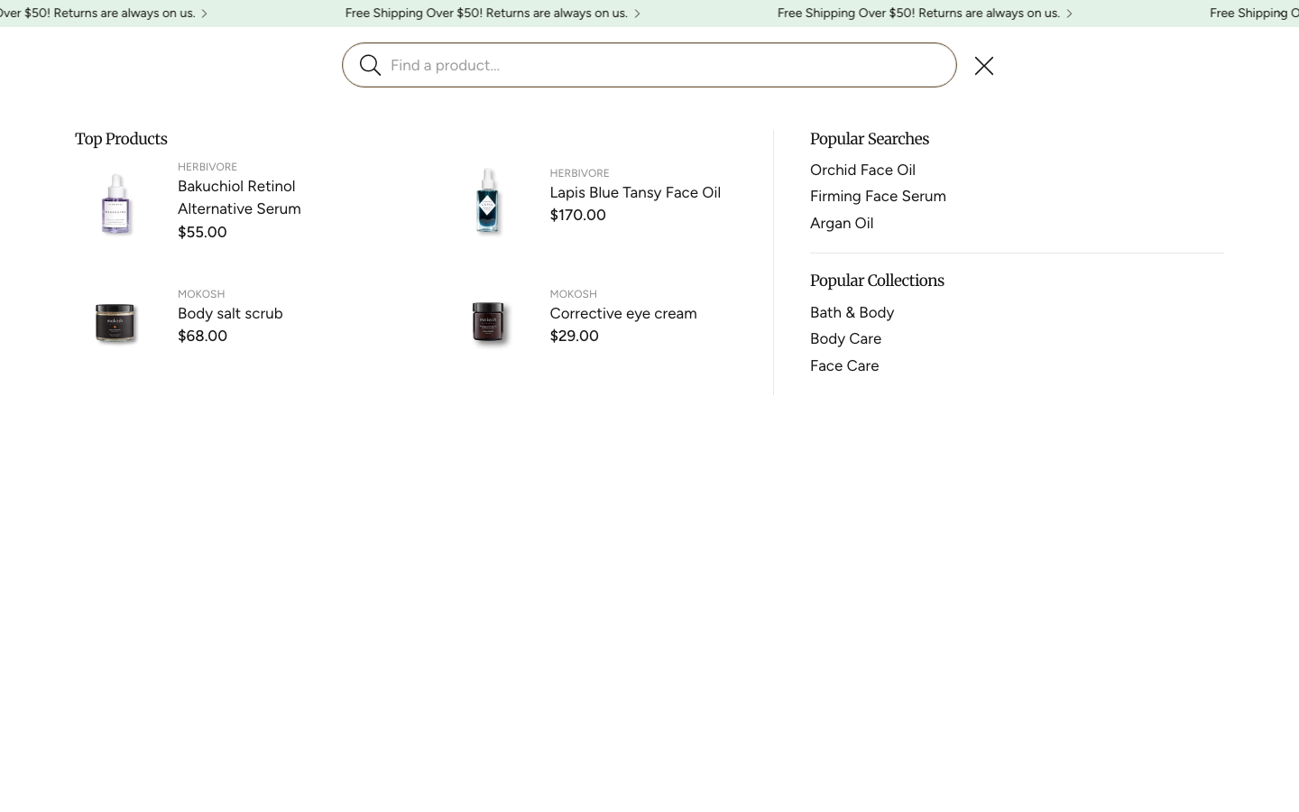 Search → panel opened — Navi+ on the Wonder Shopify theme Search → panel opened — Navi+ on the Wonder Shopify theme