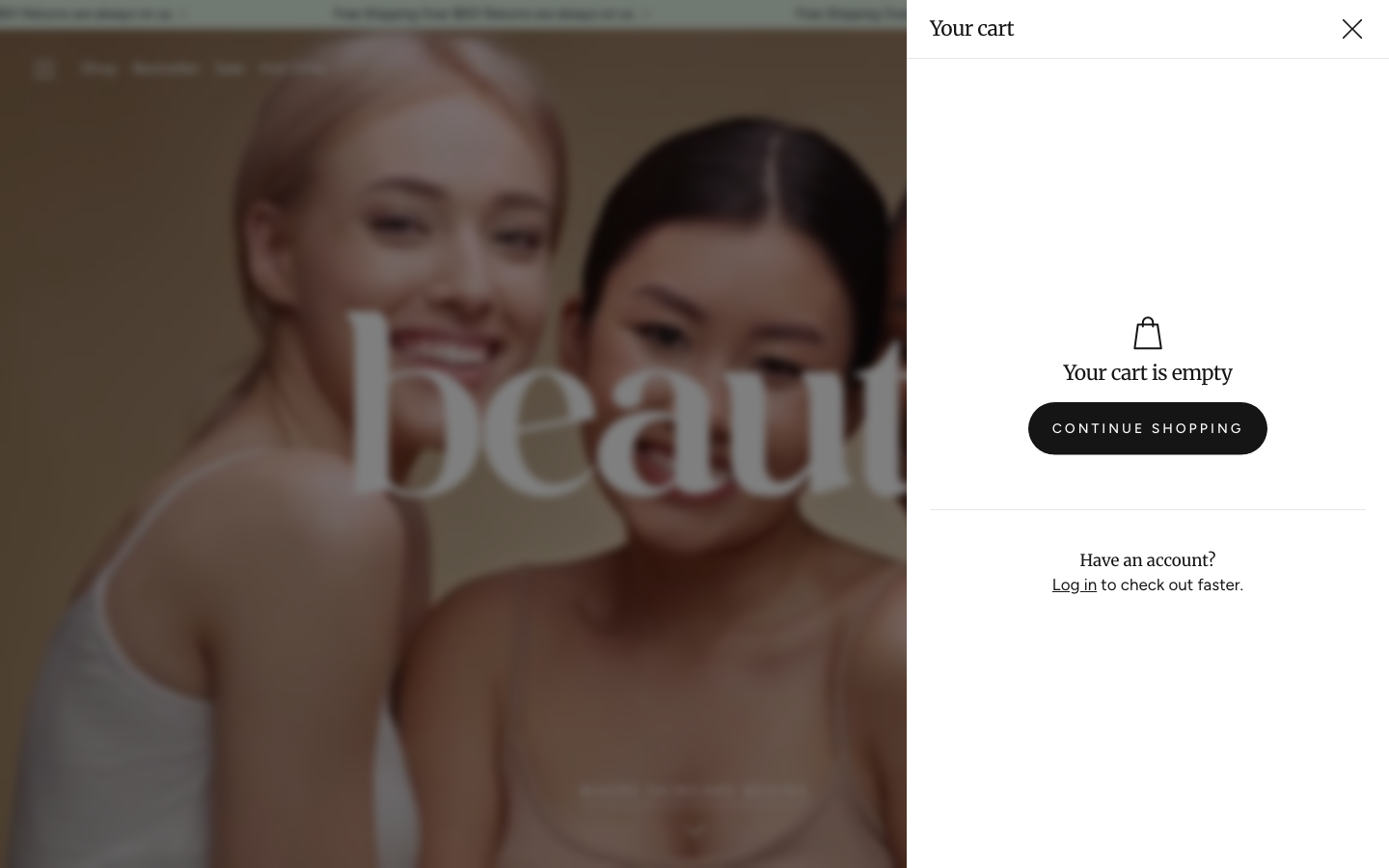 Cart → panel opened — Navi+ on the Wonder Shopify theme Cart → panel opened — Navi+ on the Wonder Shopify theme