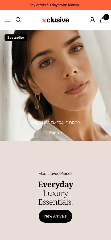 Navi+ Grid Menu on the Xclusive Shopify theme Navi+ Grid Menu on the Xclusive Shopify theme