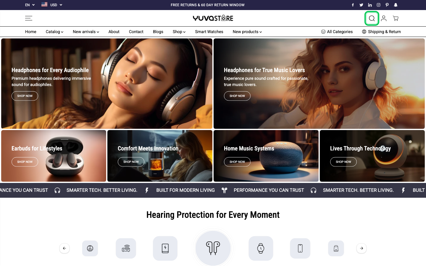 Search → panel opened — Navi+ on the Yuva Shopify theme Search → panel opened — Navi+ on the Yuva Shopify theme