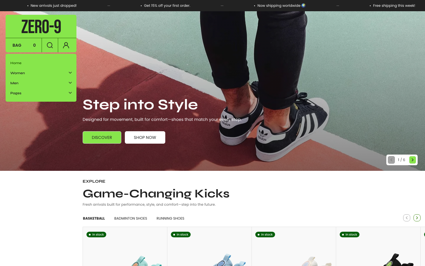Replace main menu — Navi+ on the Zero Shopify theme Replace main menu — Navi+ on the Zero Shopify theme